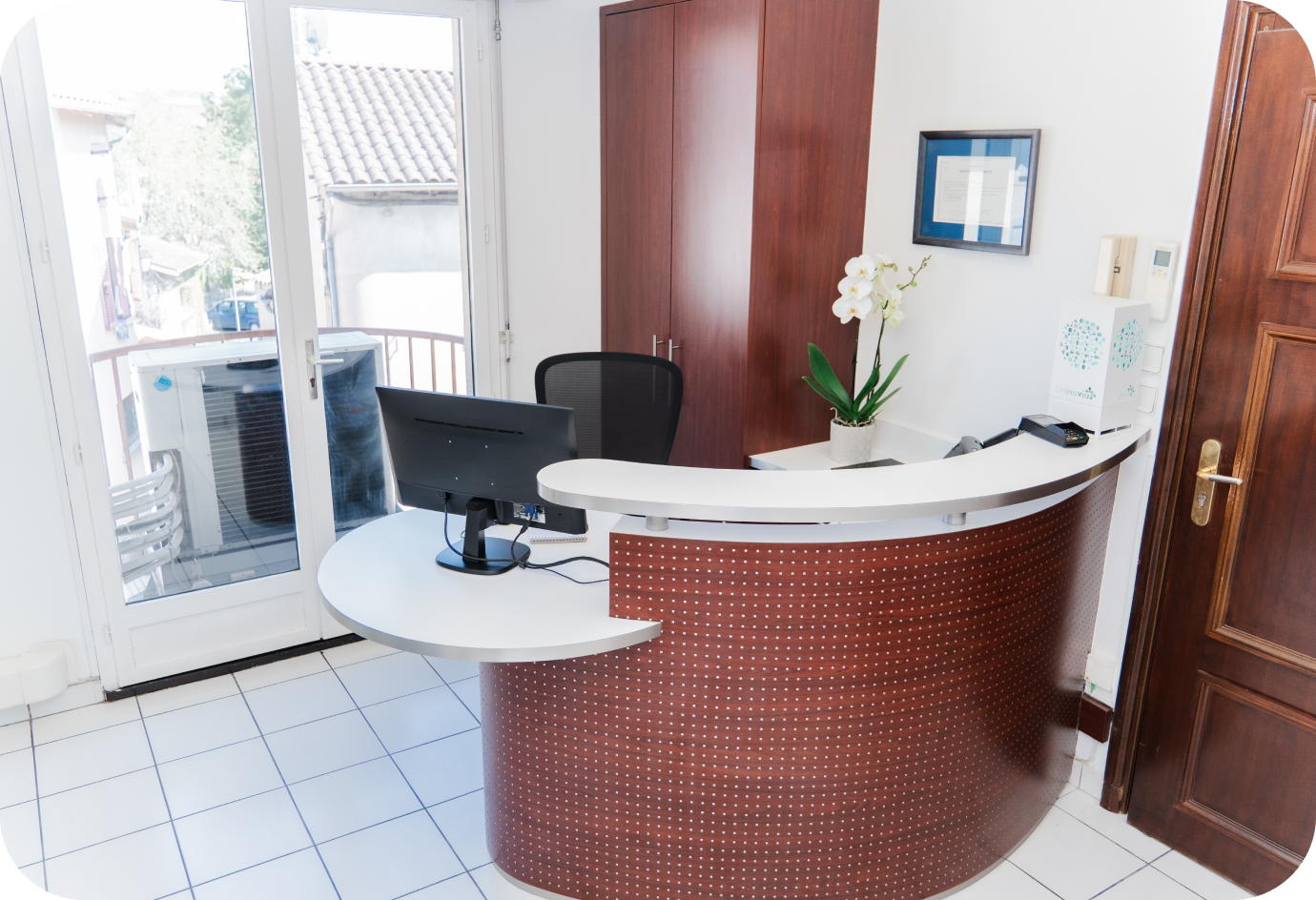 accueil au cabinet dentaire à Villié Morgon